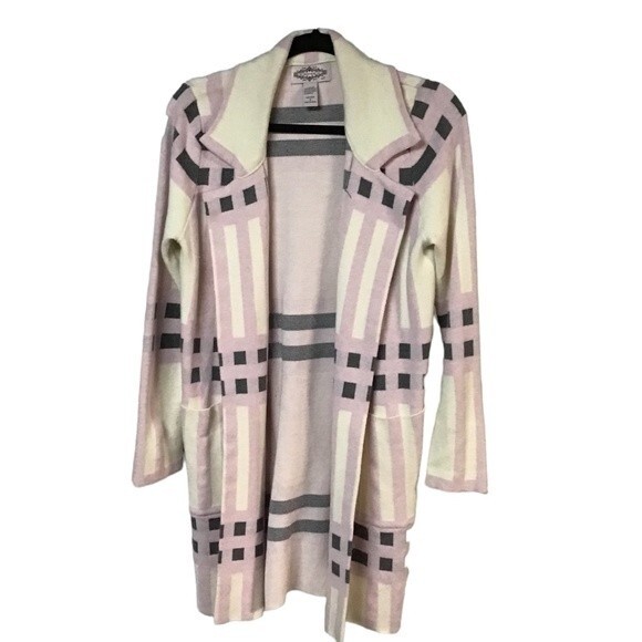 Oliver Jackets & Blazers - Geometric print Modern Bold Chic Patterned Outerwear Oliver trench coat Size S